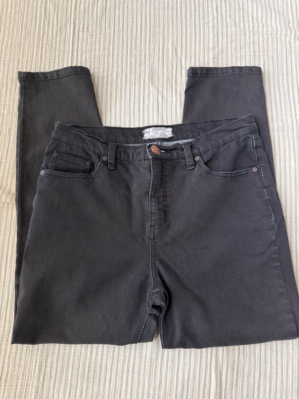 Free People High-Rise Black Women’s Jeans
